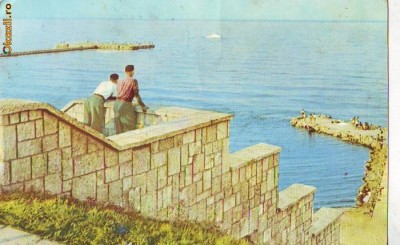 S 6384 EFORIE vedere spre largul marii circulata foto