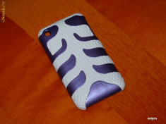 Carcasa iPhone 3G 3GS - editie limitata - PURPLE FISHBONE foto