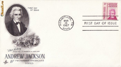 FDC SUA -Presedintele Andrew Jackson foto