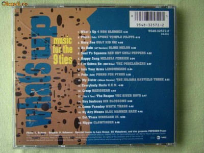 WHAT&amp;#039;S UP - Music For The 9ties - C D Original foto