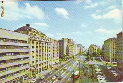S6127 BUCURESTI B-dul G-ral Magheru 1968 foto