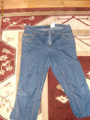 JEANS 3/4 ROSNER, MATERIAL SUBTIRE,MAR 42 foto