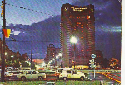 S6146 BUCURESTI Hotel Intercontinental 1981 foto