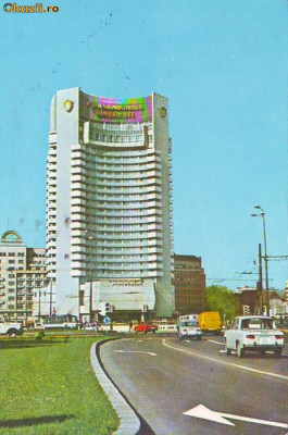 S6156 BUCURESTI Hotel Intercontinental 1978 foto