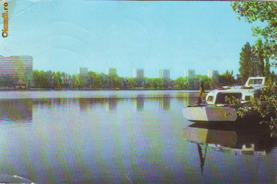 S6180 BUCURESTI Lacul Floreasca 1968 foto