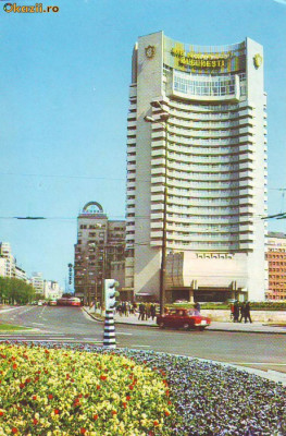 S6217 BUCURESTI Hotel Intercontinental 1987 foto