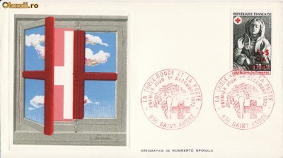 FDC Franta -Crucea Rosie 1 foto