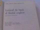 LEXICUL DE BAZA AL LIMBII ENGLEZE - Dictionar contrastiv