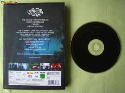 THE RASMUS - Live Letters - D V D foto