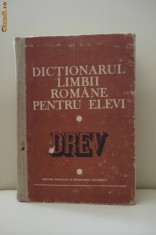 Dictionarul limbii romane pentru elevi (DREV) foto