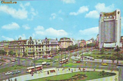 S 6554 BUCURESTI Piata Universitatii circulata foto