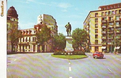 S 6587 BUCURESTI Statua lui MIhail Kogalniceanu circulata foto