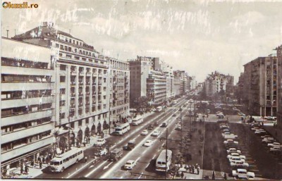 S 6602 BUCURESTI B-dul general Magheru circulata foto