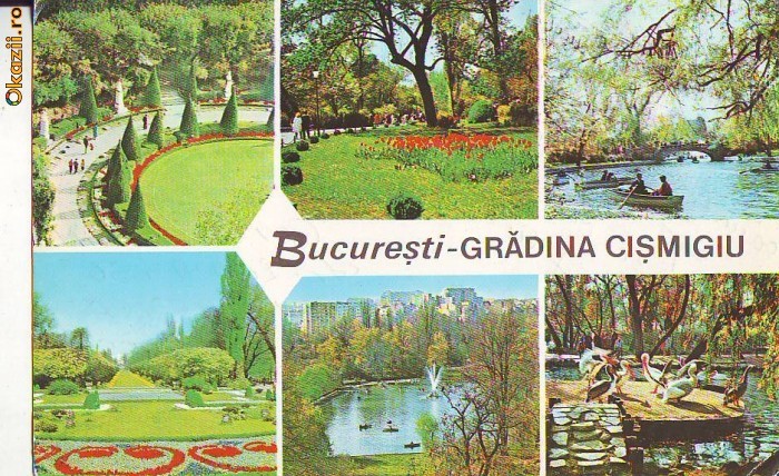 S 6668 BUCURESTI Gradina Cismigiu Circulata S 6668 BUCURESTI Gradina Cismigiu Circulata