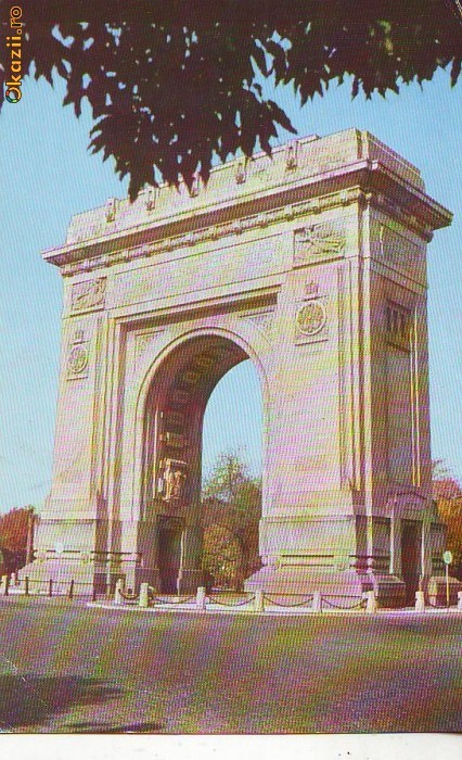 S 6706 BUCURESTI Arcul de Triumf Circulata S 6706 BUCURESTI Arcul de Triumf Circulata