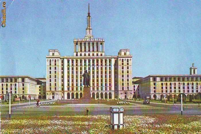 S 6709 BUCURESTI CASA SCINTEII Circulata