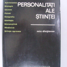 Personalitati ale stiintei - Mic dictionar, 1977