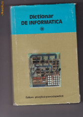 DICTIONAR DE INFORMATICA foto