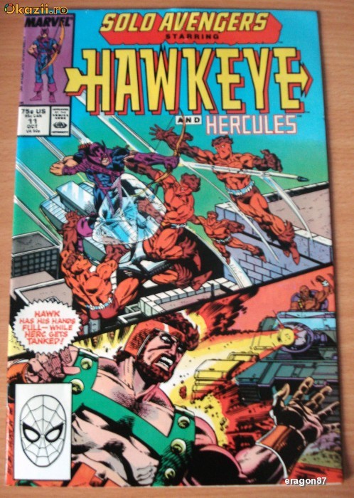Solo Avengers starring Hawkeye and Hercules #11 foto mare Solo Avengers starring Hawkeye and Hercules #11 foto mare