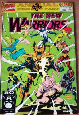 The New Warriors Annual #1991 Marvel Comics foto