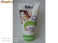 Balea Young 150ml 3 in 1 Peeling, Curatare si Masca foto