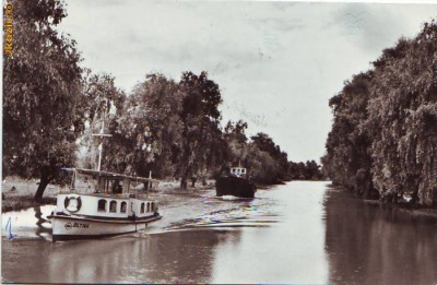S 2989 DELTA DUNARII Pe canalul Dranov circulata foto