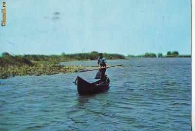 S 3040 DELTA DUNARII Pescar in Delta Dunarii necirculata foto