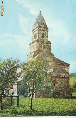 S 3056 Biserica din Densus Sec. XIII- XIV circulata foto