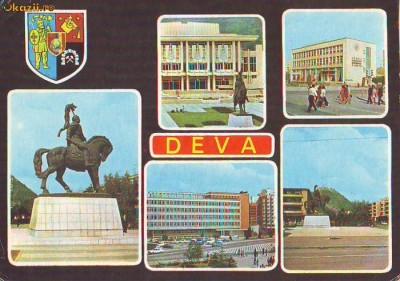 S 3086 Hunedoara- DEVA circulata foto