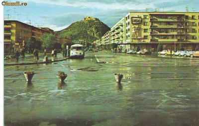 S 3094 Hunedoara DEVA- vedere spre cetate necirculata foto