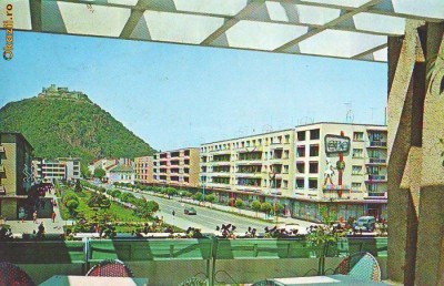 S 3096 DEVA -vedere spre cetate CIRCULATA foto