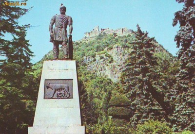 S 3105 DEVA Statuia lui Decebal NECIRCULATA foto