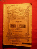 LEV TOLSTOI - SONATA KREUTZER - BPT 364-365 cca1929, Alta editura