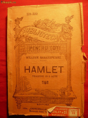 W. Shakespeare - HAMLET - cca. 1928 , BPT 221 foto