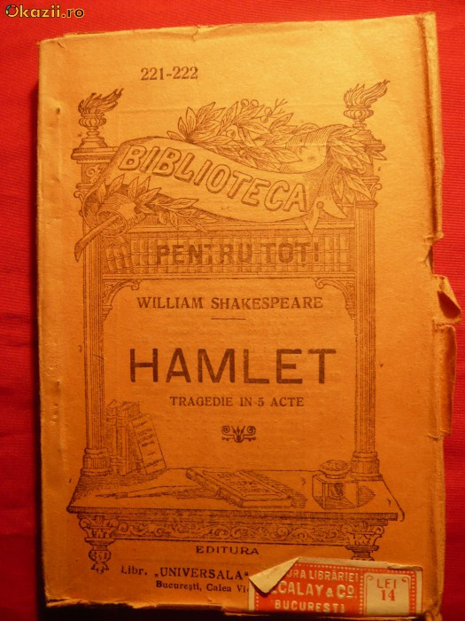 W. Shakespeare - HAMLET - cca. 1928 , BPT 221