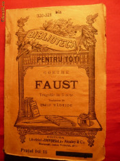 GOETHE - FAUST -BPT 320-321 -ALCALAY cca. 1910 foto