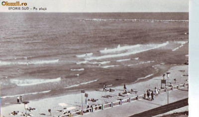 R-7731 Eforie Sud Plaja 1964 foto