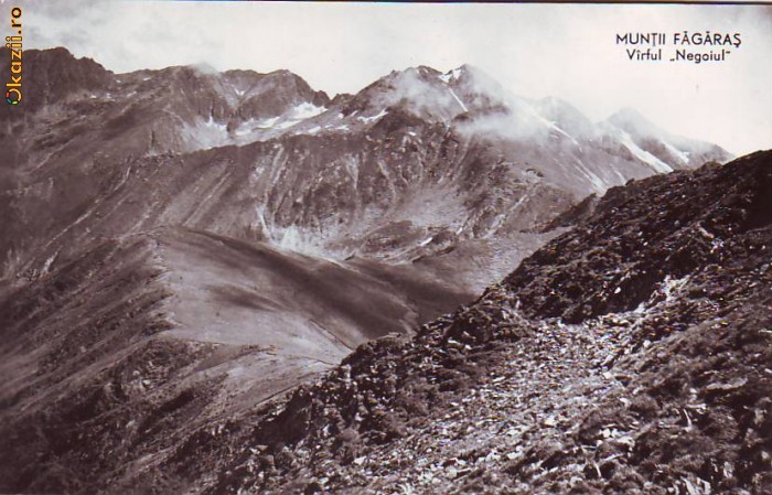 R-7768 MUNTII FAGARAS Virful Negoiul NECIRCULAT