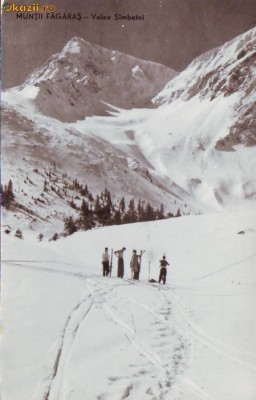 R-7771 MUNTII FAGARAS Valea Sambetei NECIRCULAT foto