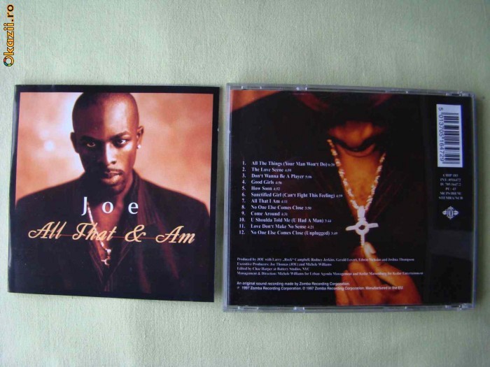 JOE - All That & Am - C D JOE - All That & Am - C D