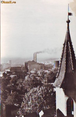R-7828 HUNEDOARA - Vedere generala NECIRCULAT foto