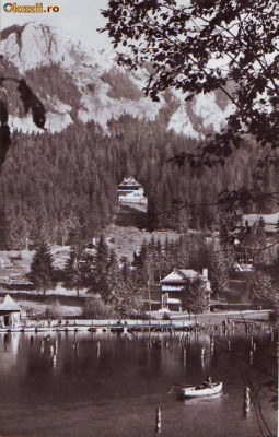 R-7862 LACUL ROSU - Din statiune, NECIRCULAT foto