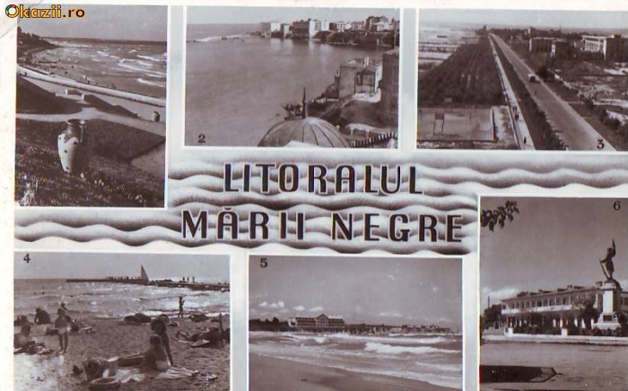 R-7874 LITORALUL MARII NEGRE, CIRCULAT 1959