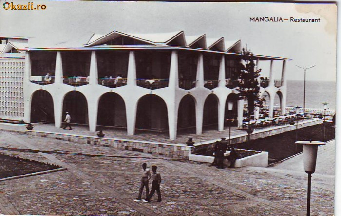 R-7925 MANGALIA - Restaurantul, CIRCULAT 1960
