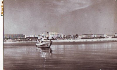 R-7927 MANGALIA - Vile pe malul marii, CIRCULAT 1965 foto