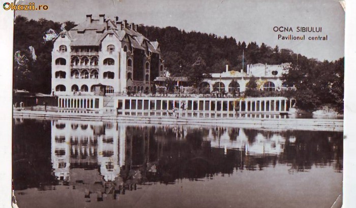 R-7951 OCNA SIBIULUI - Pavilionul central ,CIRCULAT 1960