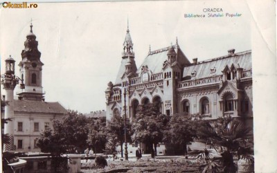 R-7972 ORADEA - Biblioteca Sfatului Popular , NECIRCULAT foto