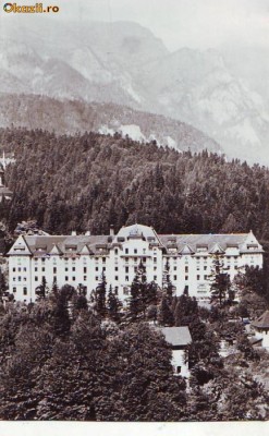 R 8280 SINAIA- VEDERE spre BUCEGI CIRCULATA foto