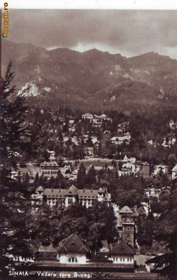 R 8284 SINAIA VEDERE SPRE BUCEGI NECIRCULATA foto