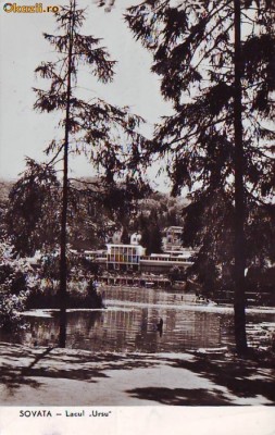 R 8365 SOVATA -Vedere Lacul Ursu CIRCULATA foto